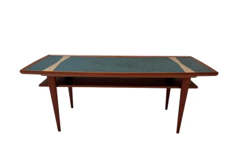 Mid-Century Modern Coffee Table with Mosaic Top by Berthold Muller, 1950s
